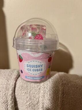 Keycraft Squishy Ice Cubes Toy - pink